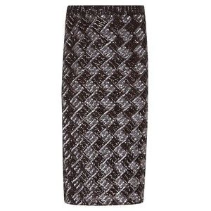 Parosh Geometric Full-Sequin Midi Skirt - NWT